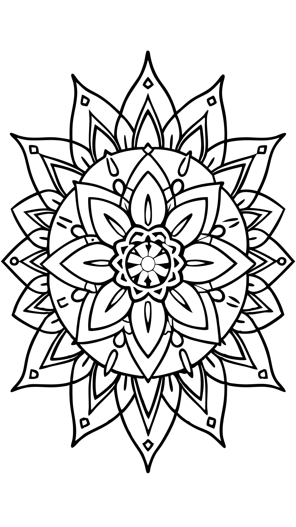 coloriages de mandala gratuits